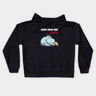 Energy Savings Mode Initiated Hippo Kids Hoodie